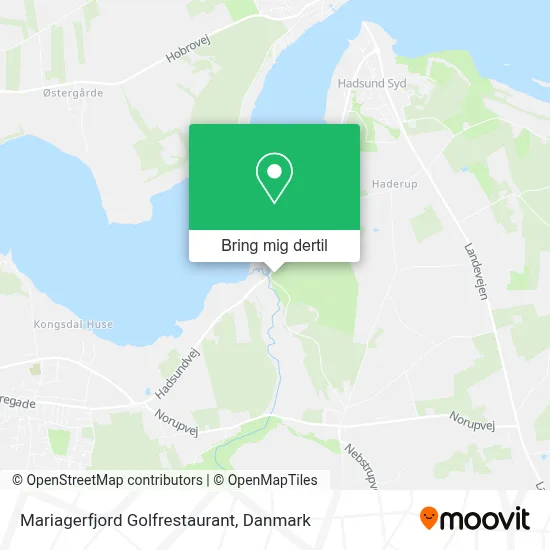 Mariagerfjord Golfrestaurant kort