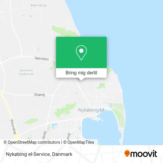 Nykøbing el-Service kort