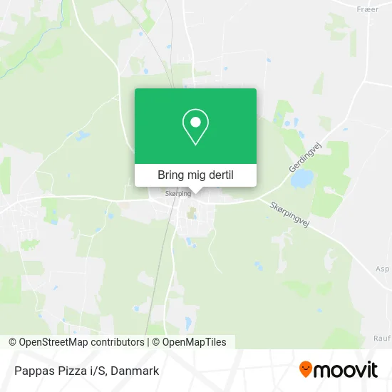 Pappas Pizza i/S kort