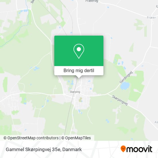 Gammel Skørpingvej 35e kort