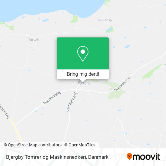 Bjergby Tømrer og Maskinsnedkeri kort