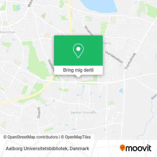 Aalborg Universitetsbibliotek kort