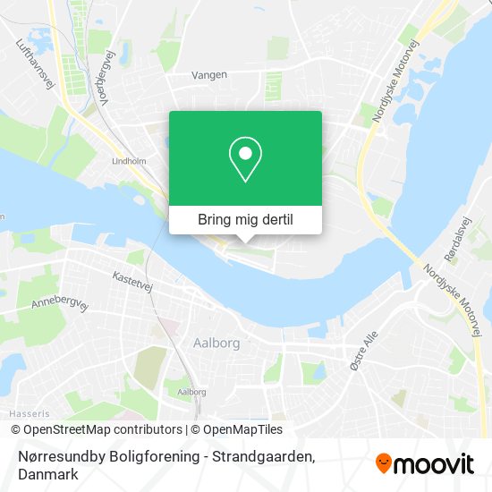 Nørresundby Boligforening - Strandgaarden kort