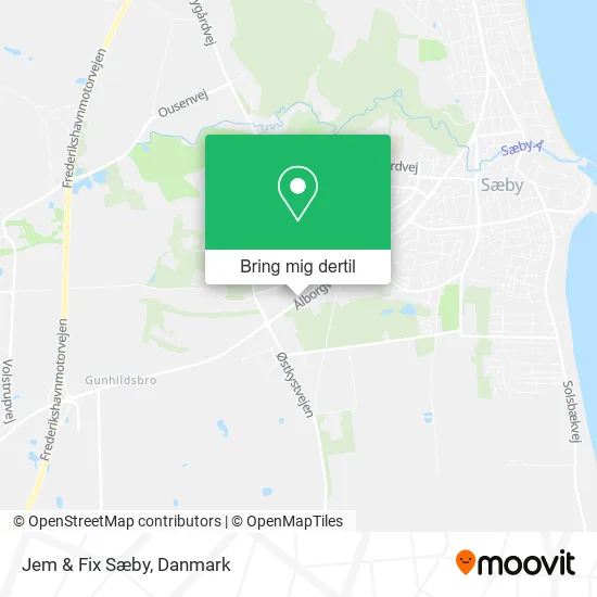 Jem & Fix Sæby kort