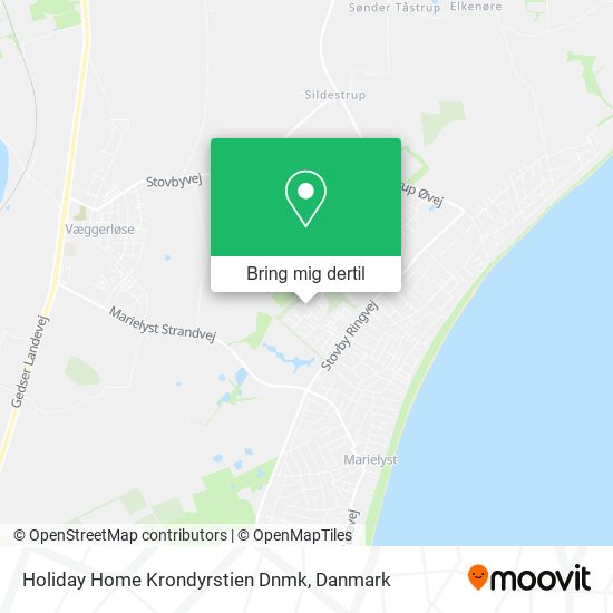 Holiday Home Krondyrstien Dnmk kort
