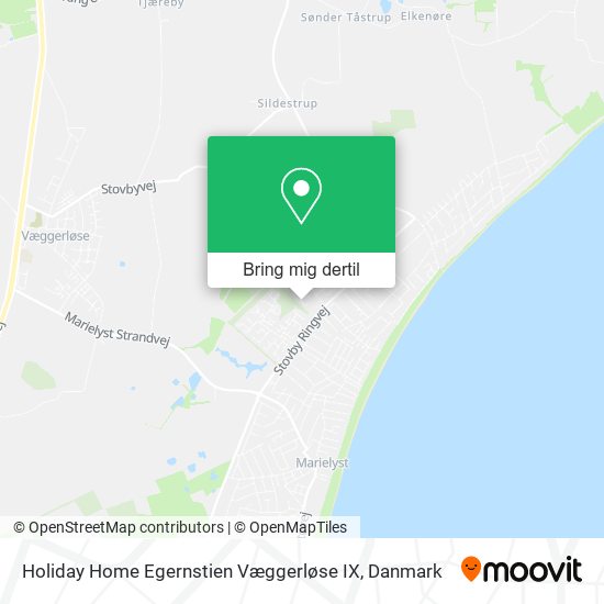 Holiday Home Egernstien Væggerløse IX kort