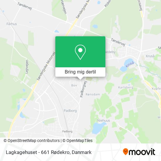 Lagkagehuset - 661 Rødekro kort