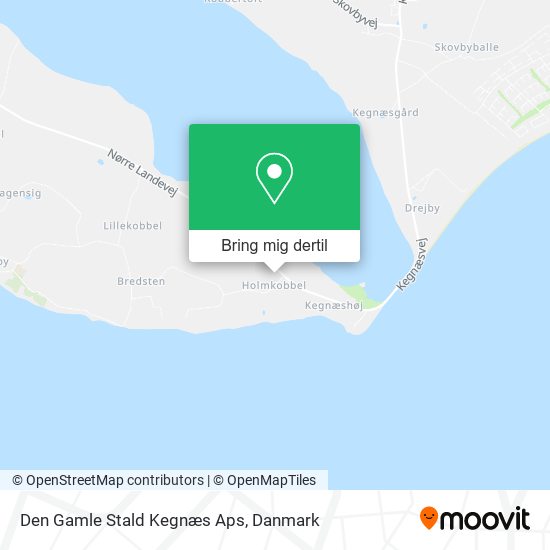 Den Gamle Stald Kegnæs Aps kort