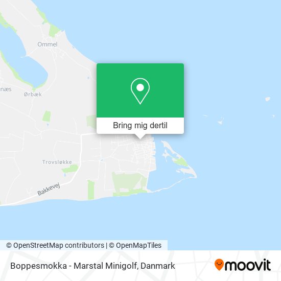 Boppesmokka - Marstal Minigolf kort