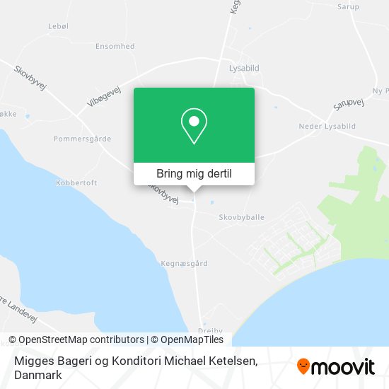 Migges Bageri og Konditori Michael Ketelsen kort