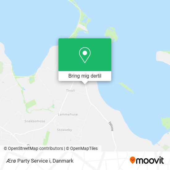Ærø Party Service i kort