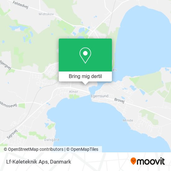 Lf-Køleteknik Aps kort