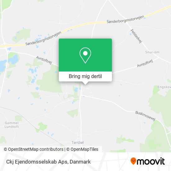 Ckj Ejendomsselskab Aps kort