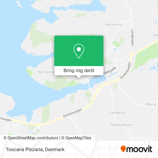 Toscana Pizzaria kort