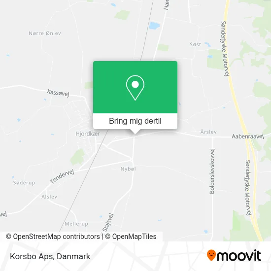 Korsbo Aps kort