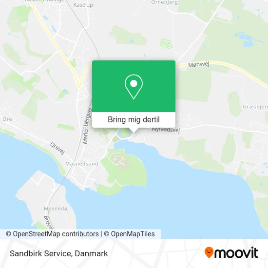 Sandbirk Service kort