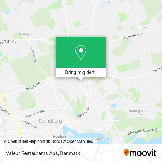 Valeur Restaurants Aps kort