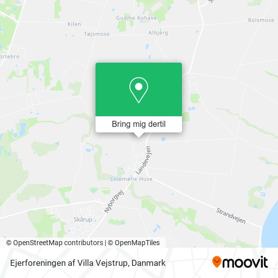 Ejerforeningen af Villa Vejstrup kort