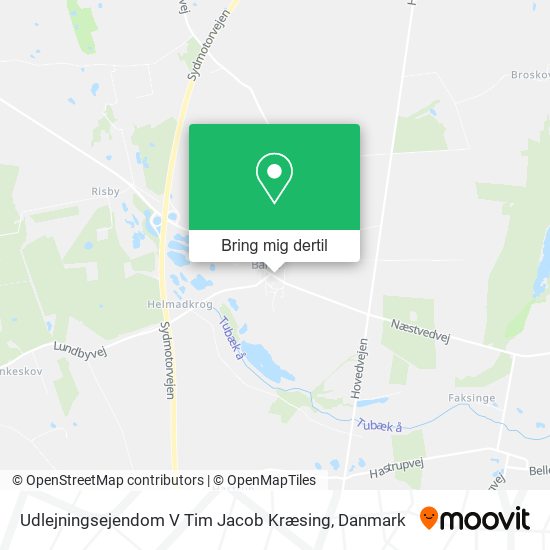 Udlejningsejendom V Tim Jacob Kræsing kort