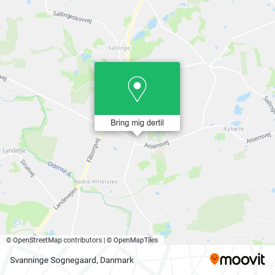 Svanninge Sognegaard kort