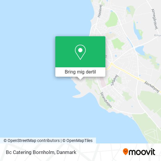 Bc Catering Bornholm kort