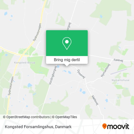 Kongsted Forsamlingshus kort