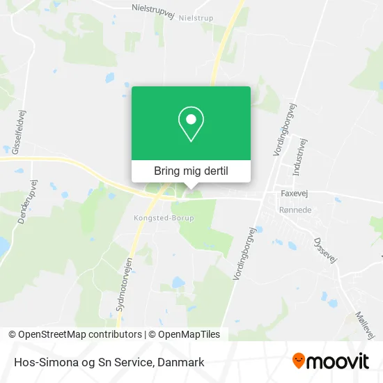 Hos-Simona og Sn Service kort