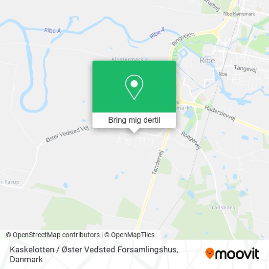 Kaskelotten / Øster Vedsted Forsamlingshus kort