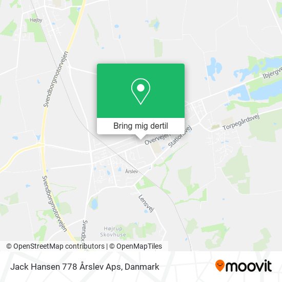 Jack Hansen 778 Årslev Aps kort