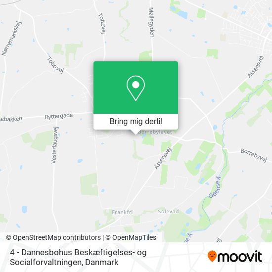 4 - Dannesbohus Beskæftigelses- og Socialforvaltningen kort