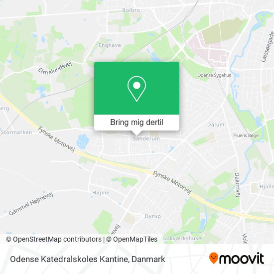 Odense Katedralskoles Kantine kort