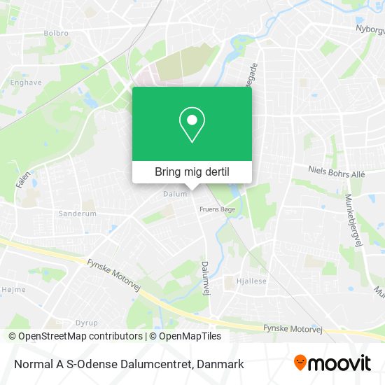 Normal A S-Odense Dalumcentret kort