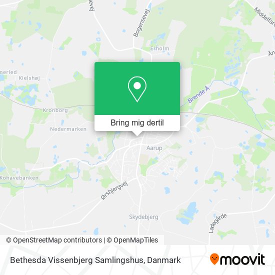 Bethesda Vissenbjerg Samlingshus kort