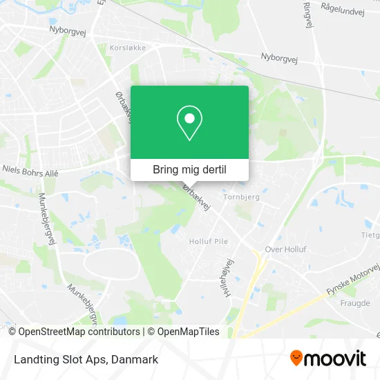 Landting Slot Aps kort