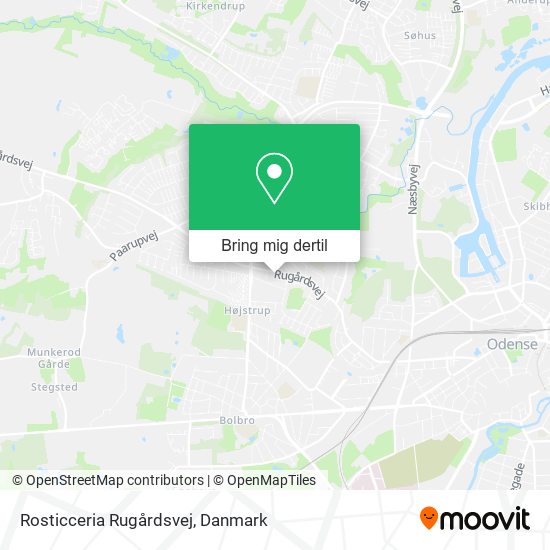 Rosticceria Rugårdsvej kort