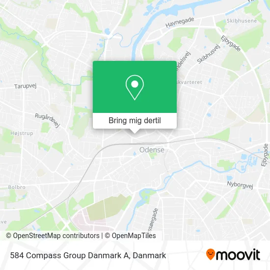 584 Compass Group Danmark A kort