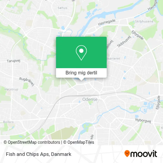 Fish and Chips Aps kort