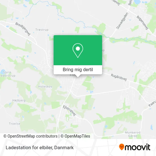 Ladestation for elbiler kort