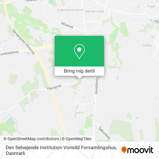 Den Selvejende Institution Vonsild Forsamlingshus kort