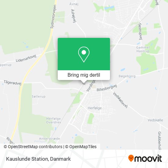 Kauslunde Station kort