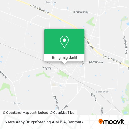 Nørre Aaby Brugsforening A.M.B.A kort