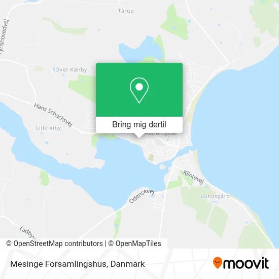 Mesinge Forsamlingshus kort