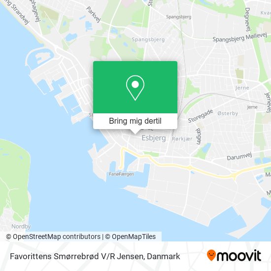 Favorittens Smørrebrød V / R Jensen kort