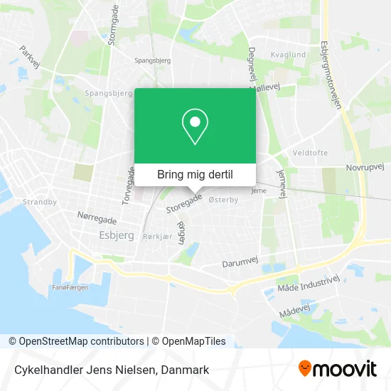 Cykelhandler Jens Nielsen kort