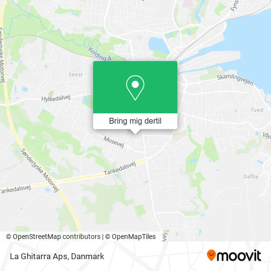 La Ghitarra Aps kort