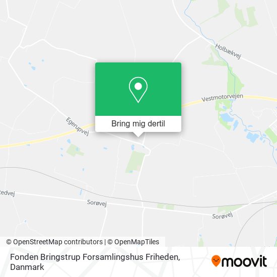 Fonden Bringstrup Forsamlingshus Friheden kort