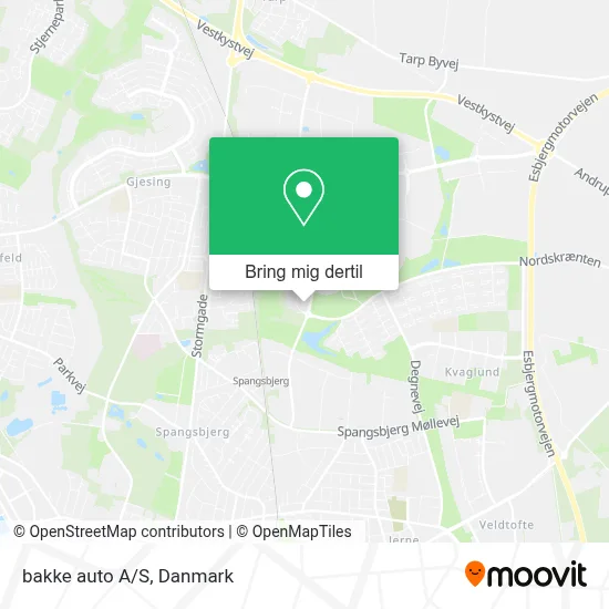 bakke auto A/S kort