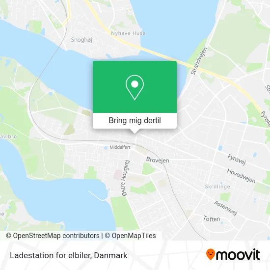 Ladestation for elbiler kort