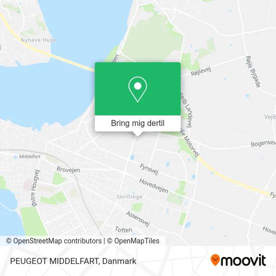 PEUGEOT MIDDELFART kort