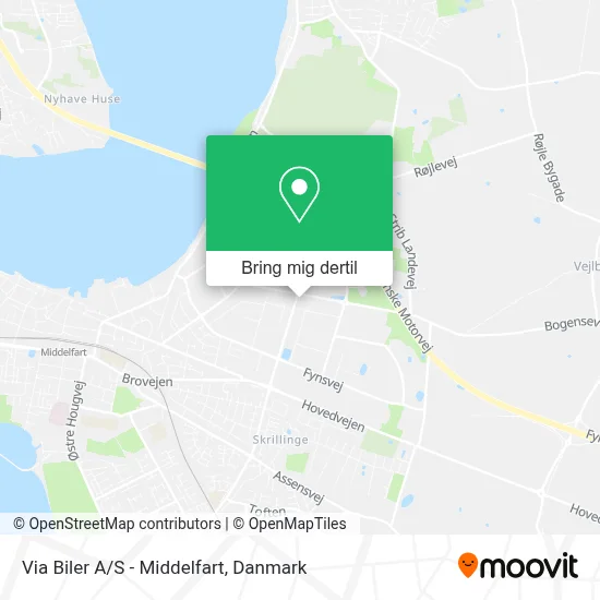 Via Biler A/S - Middelfart kort
